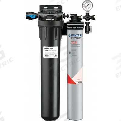 EVERPURE Water Filtration System: 5 micron, 1.7 gpm, FNPT, 25 1/4 in Overall Ht - Multi-Purpose Water Filter Systems