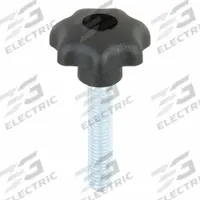 KIPP Hand Knob: 7 Point, Plastic w/ Steel Thread, M8 Thread, 40 mm Thread Lg, 32 mm Dia (MPN K0155.408X40). Key specifications — Brand: KIPP.