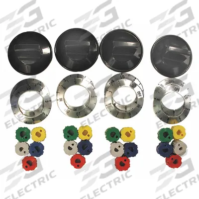 APPROVED VENDOR Knob Kit: Mfr Part # 61207 - Approved Vendor Oven Replacement Parts