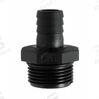 PIUSI Fitting: Coupling, Plastic, 1 in BSP, 90° Outlet Angle, EPDM, 104°F Max. Fluid Temp. (MPN F16433000). Key specifications — Product Type: Coupling; Body Material: Plastic; Compatible Manufacturer Model Number: F00201A5J; Brand: PIUSI.