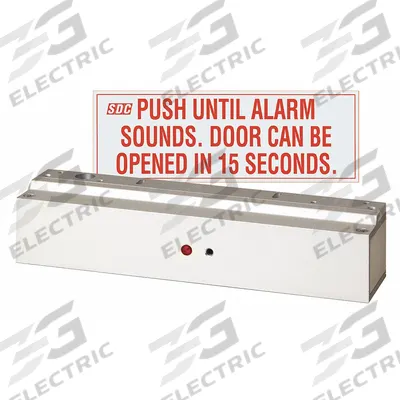 SDC Electromagnetic Lock: 10 in Lg, 2 3/8 in Wd - Single-Door Magnetic Locks
