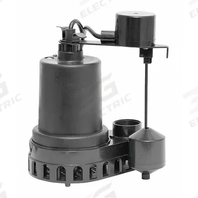 Dayton Sump Pump: 1/2 hp, 26 ft Max. Head, 4.9 A, Cast Iron - Replacement Pumps for Sink Drain Pump Systems