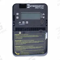 INTERMATIC Electronic Timer: 7 day, Not Astronomic, 120-277V AC, SPDT, Digital (MPN ET2715C). Key specifications — Body Material: Metal; Indoor/Outdoor Usage: Indoor; Astronomic Functionality: Not Astronomic; Mounting Style: Surface; Brand: INTERMATIC.