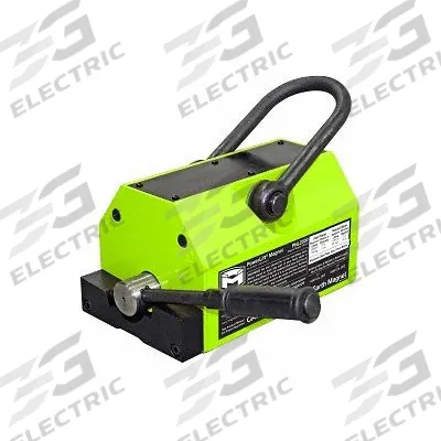 MAG-MATE Lifting Magnet: 2,500 lb Max Load Capacity, 2,500 lb Max Flat Load Capacity - Round- & Flat-Surface Lifting Magnets