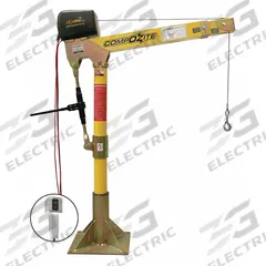 OZ LIFTING PRODUCTS Davit Crane Kit: Composite, Electric, 1,200 lb Max. Load Capacity, 0 in to 45 ft (MPN OZ1200DAV-DCW-SP7). Key specifications — Material: Composite; Brand: OZ LIFTING PRODUCTS; Included Base Type: Pedestal; Body Material: Composite.