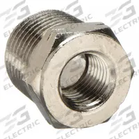 AIGNEP USA Metal Pipe Straight: Straight, 1/4 in x 1/8 in, Male NPT Threaded x Female NPT Threaded (MPN 82280N-04-02). Key specifications — Brand: AIGNEP USA; Maximum Operating Pressure: 250 psi.