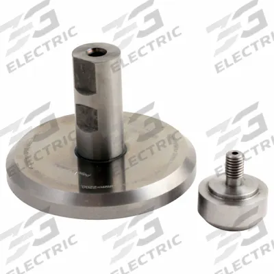 NAMPOWER BRUSH Abrasive Wheel Adapter: 25 mm, Std Collet, 100 mm to 150 mm, Metal - Coolant-Through Disc Brush Arbors