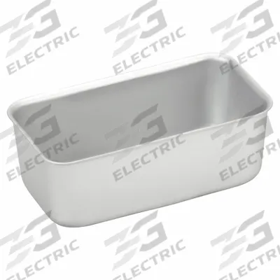 VOLLRATH Loaf Pan: Anodized Aluminum, 3 1/4 in Overall Wd, 4 5/8 in Overall Dp - Bread & Loaf Pans
