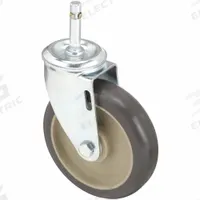 APPROVED VENDOR Stem Caster: Swivel, No Brake, 5 in Wheel Dia., 1 1/4 in Wheel Wd, 6 in Mounting Ht (MPN P12S-UP050D-SG2). Key specifications — attr1111099: APPROVED VENDOR; attr1111095: Gray; attr1176855: Swivel.