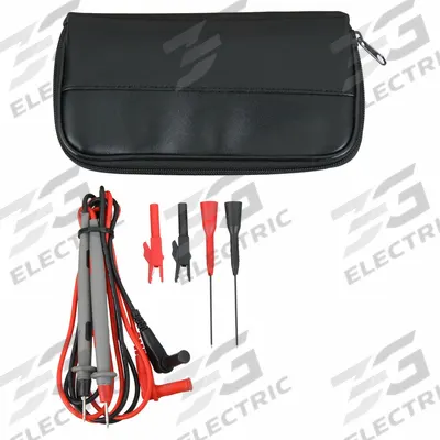APPROVED VENDOR Test Lead Kit: CAT II 300V/CAT III 1000V, Alligator Clip, 1,000 V Max Volt - Test Lead Kits