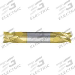 APPROVED VENDOR Square End Mill: Carbide, TiN Coated, Double End, 4 Flute, 1/2" Mill Dia, 5/8" LOC (MPN 236-001121)