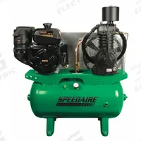SPEEDAIRE Stationary Air Compressor: 2 Stage, 14 hp Engine, Kohler, 24 cfm, 30 gal Air Tank (MPN 5F564). Key specifications — attr50933: Kohler; attr86530: Electric; attr50934: SPEEDAIRE.