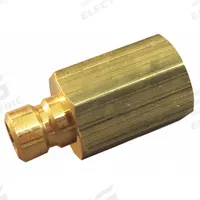 HANSEN Hydraulic Quick Connect Hose Coupling: 1/2 in Coupling Size, Brass, 49.21 lpm Max. Flow Rate (MPN FTP556F). Key specifications — Body Material: Brass; Brand: HANSEN.