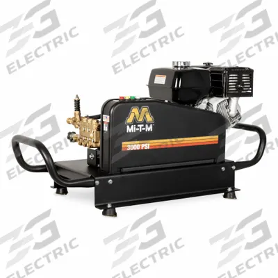 MI-T-M Gas-Powered Pressure Washer: Gasoline Truck Mount, Cold, Skid Mount, Heavy Duty - Cold Water Pressure Washers