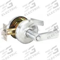 DORMAKABA Door Lockset: Privacy Lever Locksets, Chrome, ADA Compliant, SFIC (MPN QCL240E626S4478S). Key specifications — Ligature Resistance: Not Ligature-Resistant; Brand: DORMAKABA; Lockset Function ANSI Code: F76; Visual Indicator Message: No Message; Lockset Style: QCL Sierra; ADA Compliant: Yes; Finish: Satin Chromium-Plated : Cast Zinc.