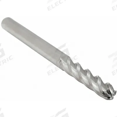 APPROVED VENDOR Ball End Mill: Carbide, 4 Flute, 3/8" Mill Dia, 1-1/2" LOC, 6" OAL (MPN 229-001046) - General Purpose Carbide Ball End Mills