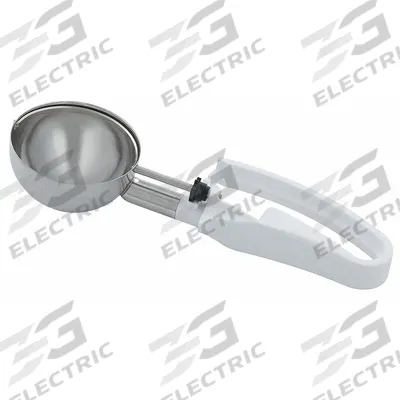 VOLLRATH Disher: 4.7 oz Capacity, Stainless Steel, NSF Certified, 3 in Bowl Dia - Dishers