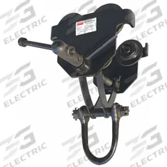 DAYTON Trolley: Push, 8,000 lb Max Hoist Load Capacity, For 4 in – 8 in Beam Flange Wd (MPN 55HE62). Key specifications — For Beam Shape: Flat; Trolley Frame Material: Cast Iron.