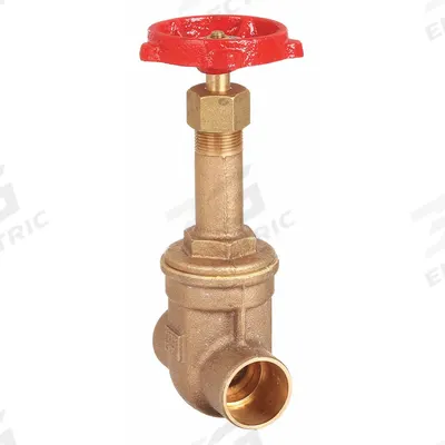 MILWAUKEE VALVE Gate Valve: 1 1/4 in, Bronze, Rising, Sweat x Sweat - Rising Stem Bronze General Purpose Gate Valves