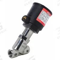 ASCO Angle Body Piston Valve: 2-Way, Normally Closed, 1 in Pipe Size, Stainless Steel Body (MPN 8290A395). Key specifications — Brand: ASCO; Nominal Pipe Size: 1 in; Operating Environment: Indoor.