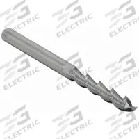 CLEVELAND Square End Mill: Carbide, 2 Flute, 3/8" Mill Dia, 2-1/2" LOC, 6" OAL (MPN C60491)