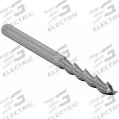CLEVELAND Square End Mill: Carbide, 2 Flute, 3/8" Mill Dia, 2-1/2" LOC, 6" OAL (MPN C60491)