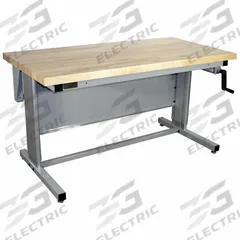 PRO-LINE Ergonomic Work Bench: Adj Ht, Maple, 72 in x 30 in, 500 lb Overall Load Capacity, Gray (MPN EL7230M-A31). Key specifications — Brand: PRO-LINE.