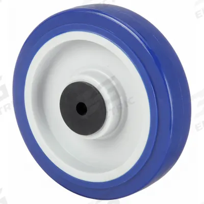 APPROVED VENDOR Caster Wheel: 4 in Wheel Dia., 1 1/4 in Wheel Wd, Polyurethane - Polyurethane Tread on Plastic Core Wheels