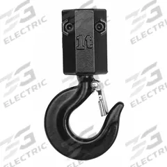DAYTON Bottom Hook Assembly: Electric Chain Hoists, 2,000 lb Compatible Load Capacity, 2GXJ4. Key specifications — Compatible Hoist Type: Electric Chain Hoists; Product Type: Bottom Hook Assembly; Manufacturer Part Number: 2GXJ4; Included Components: Latch.