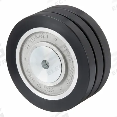 HAMILTON CASTER & MFG. CO. Caster Wheel: 8 in Wheel Dia., 3 in Wheel Wd - Polyurethane Tread on Aluminum Core Wheels