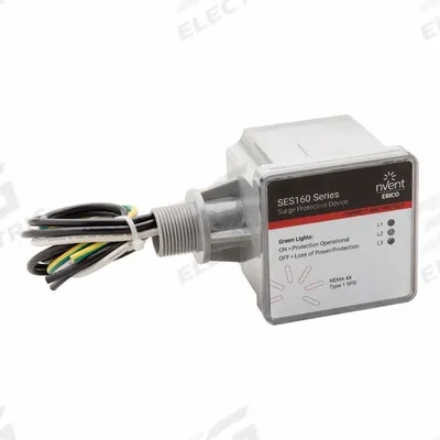 NVENT ERICO Surge Protection Device: Three Phase, 240V AC, 1000 V (L-PE)/1200 V (L-L) - External Surface-Mount SPDs