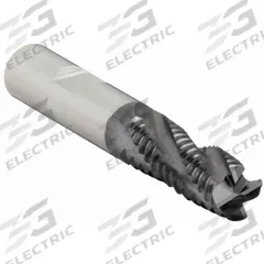 CLEVELAND Roughing End Mill: Cobalt, TiAlN Coated, 4 Flute, Coarse Pitch, 1/2" Mill Dia, 1/2" LOC (MPN C31069)