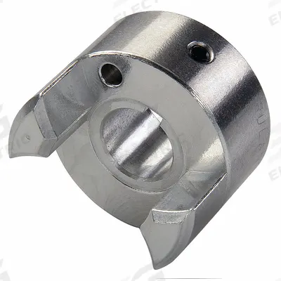 RULAND MANUFACTURING Jaw Coupling Hub: MJS33 Coupling Size, 33.3 mm Outside Dia, Metric - Zero-Backlash Curved Jaw Coupling Hubs
