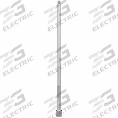 MILWAUKEE Socket Extension: 3/8 in Input Drive Size, 3/8 in Output Drive Size, 14 in Overall Lg - 3/8" Drive Hand Socket Extensions