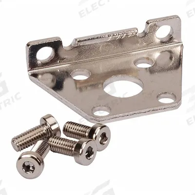 SMC Foot Bracket: Foot, Fits 32 mm Bore Dia, CQ-L032 - Foot Mounting Hardware