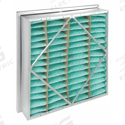 GRAINGER Rigid Cell Air Filter: 24 in x 24 in x 6 in, Synthetic, Single Header - MERV 13 Rigid Cell Air Filters