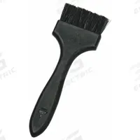 ESD Conductive Brush: 6 1/4 in Overall Lg, Hog Hair/Yarn, Polypropylene, Non-Sparking, Black (MPN 35693). Key specifications — Brand: MENDA; Non-Sparking: Yes; Bristle Color: Black; Bristle Material: Yarn.