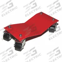 Auto Dolly: Std Duty, 1,500 lb Lifting Capacity, 8 in x 16 in x 3 in, 1 11/16 in x 2 in Tire Size (MPN M998001-i). Key specifications — Type: Standard Duty; Dimensions: 8 in x 16 in x 3 in; Tire Size: 1-11/16 in x 2 in; Frame Material: Steel; Brand: AUTO DOLLY.