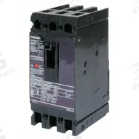 SIEMENS Molded Case Circuit Breaker: 45 A Amps, 42kA at 480V AC, Fixed, Load Side Lug, ABC, HED4 (MPN HED43B045). Key specifications — Phase Connection: ABC; Instantaneous Trip: Fixed; Terminal Connection: Load Side Lug; Series: HED4; Max. AIR Rating: 42kA at 480V AC.