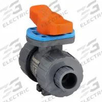 HAYWARD Manual Two-Way Ball Valve: 1/2 in Pipe Size, True Union - Socket & FNPT, PVC, 60°F to 150°F (MPN CVH1050ASTV0A00). Key specifications — Brand: HAYWARD.