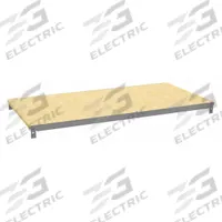 TENNSCO Shelf: 36 in x 18 in, 600 lb Load Capacity, Particleboard, Gray, Shelf (MPN ZAES-3618D). Key specifications — Decking Material: Particleboard; Includes: (2) Beams; Decking Finish: Unfinished; Shelf Configuration: Single Straight; Color: Gray; Frame Material: Steel; Brand: TENNSCO; Frame Finish: Zinc Plated.