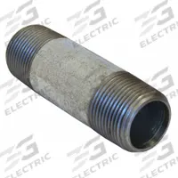 Pipe Nipple: 1/4 in Nominal Pipe Size, 4 in Lg, Schedule 80, Galvanized Steel, Threaded on Both Ends (MPN 0331506006). Key specifications — Manufacture Location: Made in USA; Brand: BECK; Connection Type: Male NPT x Male NPT; Pipe Material: Galvanized Steel.