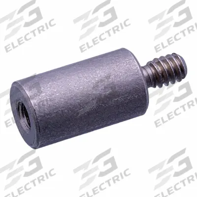RAF ELECTRONIC HARDWARE Round Male-Female Standoff: Male x Female, #4-40 Thread Sz, 13/16 in Lg - Aluminum Male x Female Standoffs