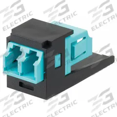 PANNET Fiber Optic Jack: Fiber Optic Jacks, 1 Ports, Compatible Connector Type: LCCMDSAQLCZBL, Black. Key specifications — attr928415: Black; attr928418: Duplex; attr928419: Fiber Optic; attr928421: EA; attr928414: PANNET; attr928429: Aqua.
