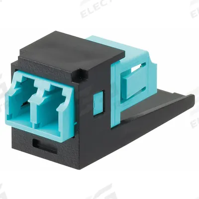 PANNET Fiber Optic Jack: Fiber Optic Jacks, 1 Ports, Compatible Connector Type: LCCMDSAQLCZBL