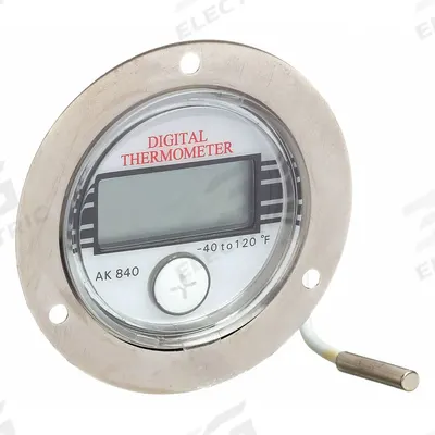 APPROVED VENDOR Digital Panel Mount Thermometer: -40°F to 120°F - General Purpose Panel Mount Digital Thermometers