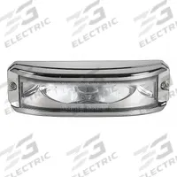 FEDERAL SIGNAL Wide Angle Light: Perimeter Flashing Warning Light, White, 1 1/2 in Overall Wd, LED (MPN MPSW9-W). Key specifications — Operating Voltage: 12/24V DC; Number of Flash Patterns: 12; Includes: Black Bezel; Electrical Connection: Pigtail; Mount Type: Screw; Brand: FEDERAL SIGNAL; Shape: Rectangular; Lighting SAE Class Rating: SAE Class 1.