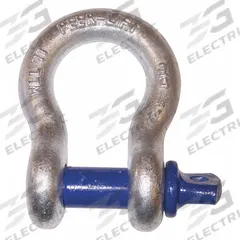 APPROVED VENDOR Anchor Shackle: Anchor Shackle, 50,000 lb Working Load Limit, Alloy Steel, Silver (MPN 8059103). Key specifications — Body Color: Silver; Brand: APPROVED VENDOR.