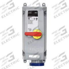 LEVITON Mechanical Interlock: 240V AC, Three Phase, 60 A, 3 Pole, 4 Wire (MPN 460MI9WLEV). Key specifications — Brand: LEVITON; Reverse Service: No.