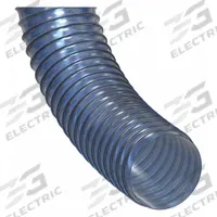 Industrial Ducting Hose: 3 in Hose Inside Dia., 25 ft Hose Lg, 24 psi, 2.7 in Bend Radius (MPN 202103004025). Key specifications — Temp. Range: -20° to 180°F; Brand: HI-TECH DURAVENT.